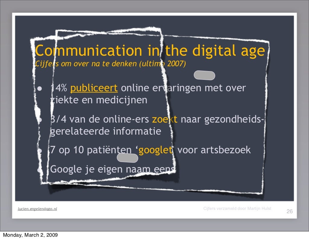 Communication in the digital age