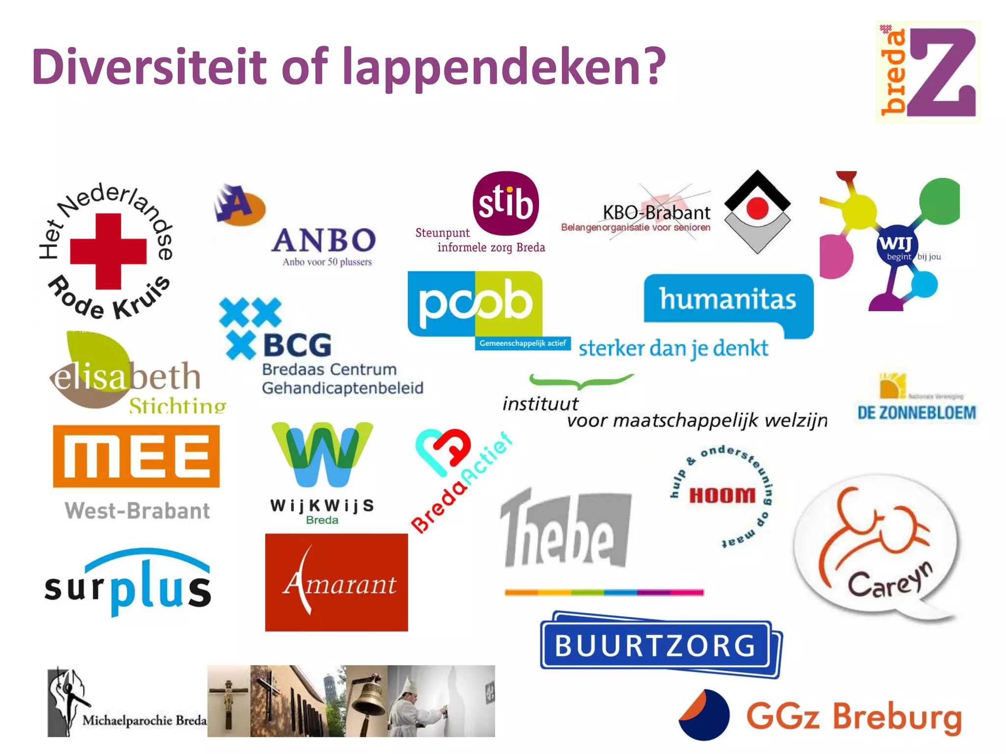 Diversiteit of lappendeken?

 
