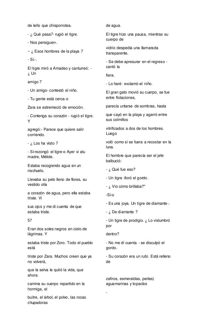 10 Palabras Encadenadas Que Empiecen Con Tigre