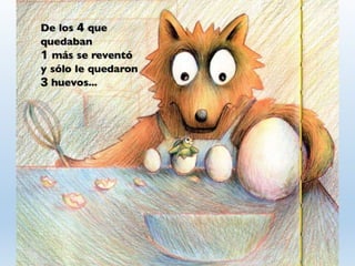 ¡Vaya apetito tiene el zorrito!