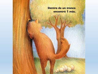 ¡Vaya apetito tiene el zorrito!