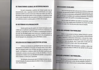 dificuldade de aprendizagem