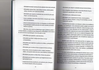 dificuldade de aprendizagem