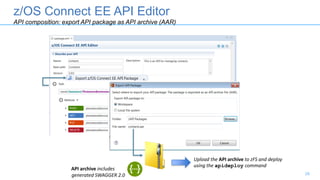 z/OS Connect - Overview at the "z Systems Agile Enterprise Development ...