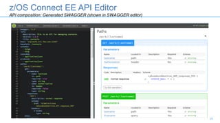 z/OS Connect - Overview at the "z Systems Agile Enterprise Development ...