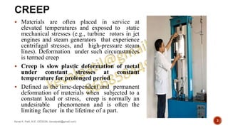 Failure mechanism: CREEP | PPTX
