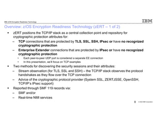IBM z/OS Communications Server z/OS Encryption Readiness Technology ...