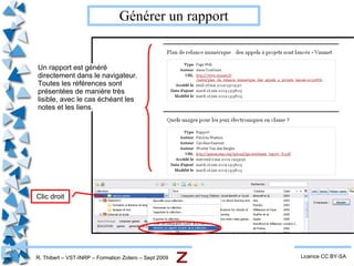 Développé par des institutions reconnues : le Centre for History and New Media ; George Mason University 