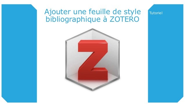 zotero style zotero style