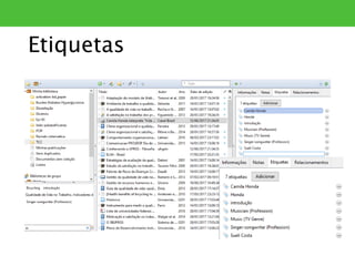 Etiquetas
 