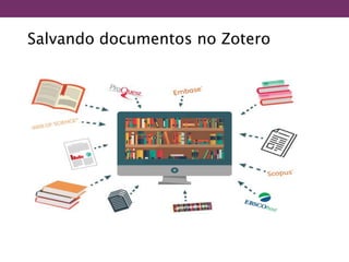 Salvando documentos no Zotero
 