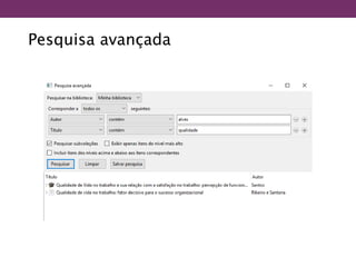 Pesquisa avançada
 