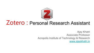 Now available Zotero 7