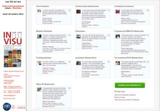 Les TIC et l'art

Outils bibliographiques
  Zotero - Mendeley


Jeudi 18 octobre 2012




 Institut national d'histoire de l'art

 Accès :
 6, rue des Petits Champs
 75002 Paris

 Adresse postale :
 2, rue Vivienne
 75002 Paris

 Métro : Bourse, Pyramides
 Palais royal/Musée du Louvre

 Tél. : +33(0)1 47 03 89 84
 Fax : +33(0)1 47 03 86 36

 lesticetlart@inha.fr

 http://invisu.inha.fr
 