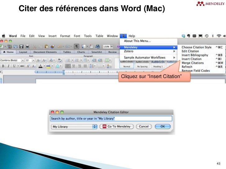 Mendley For Mac Microsoft Word Doesn
