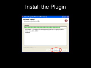 Install the Plugin 
