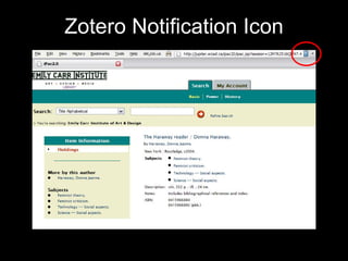 Zotero Notification Icon 