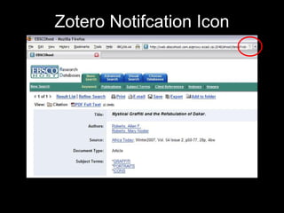 Zotero Notifcation Icon 