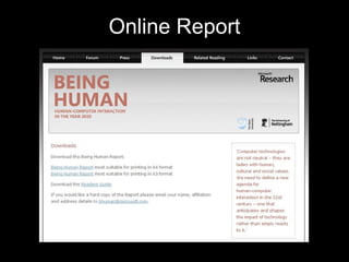 Online Report 