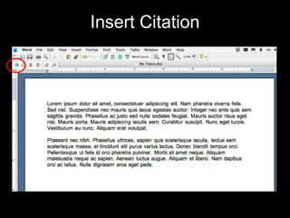 Insert Citation 