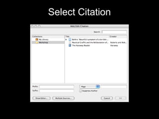 Select Citation 
