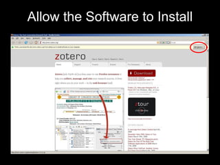 Allow the Software to Install 