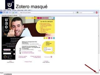 Zotero masqué




Màj novembre 2012 Université de Bretagne Occidentale – Service Commun de documentation   14
 