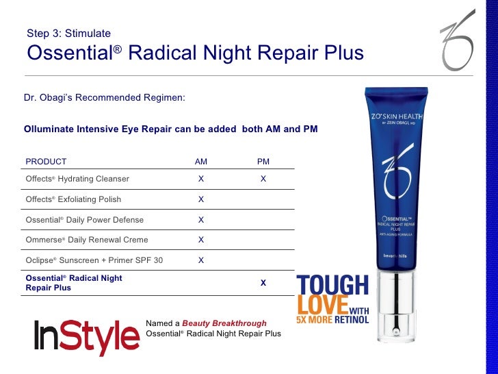 zo night repair