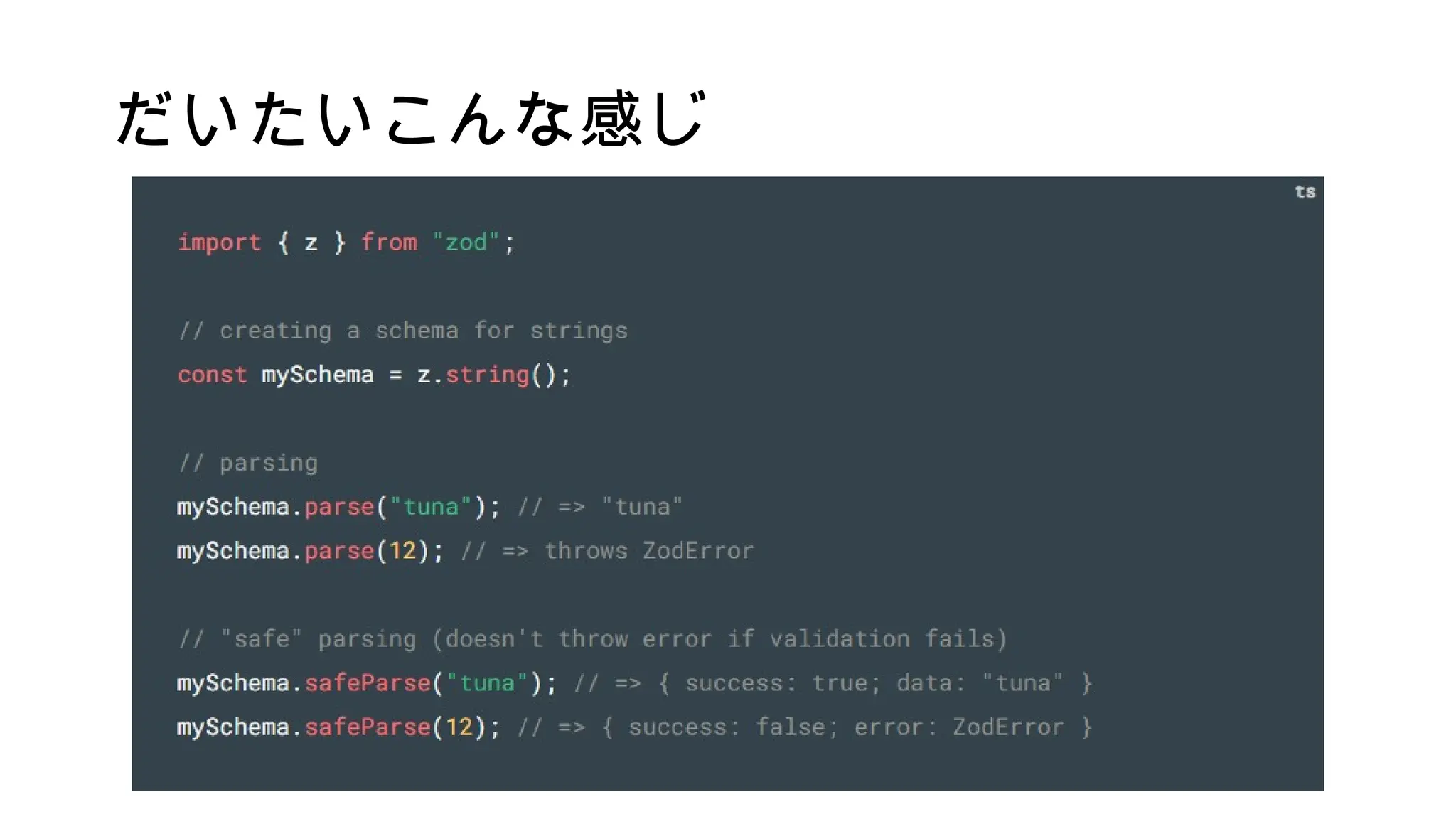 だいたいこんな感じ
 