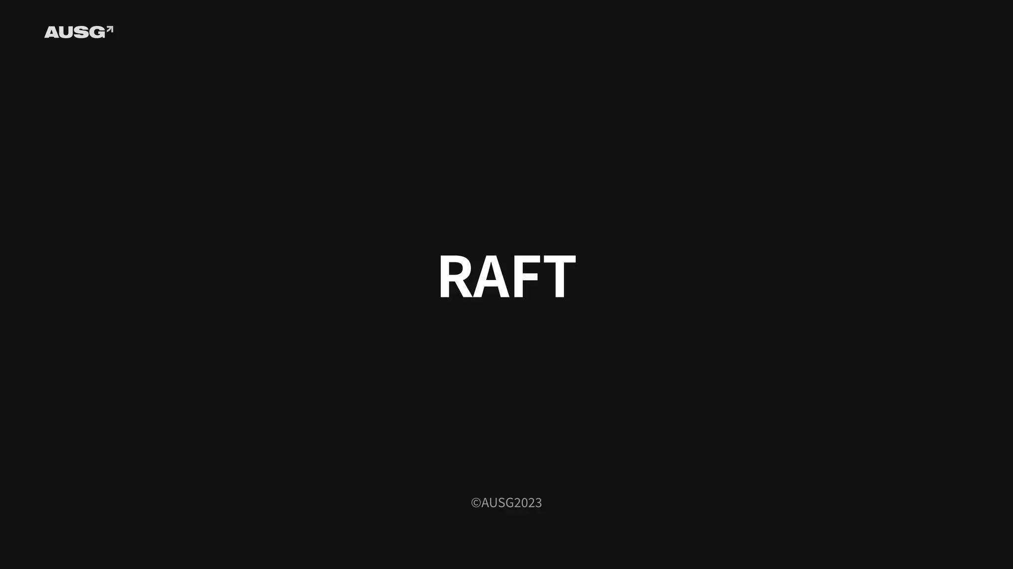 ©AUSG2023
RAFT
 
