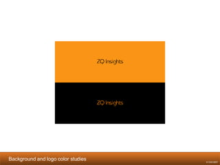 Background and logo color studies   © OX2 2007 