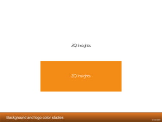 Background and logo color studies   © OX2 2007 