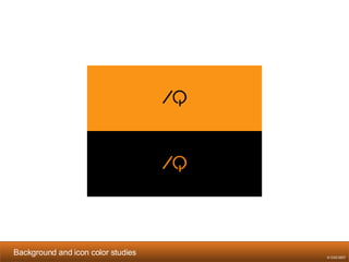 Background and icon color studies   © OX2 2007 