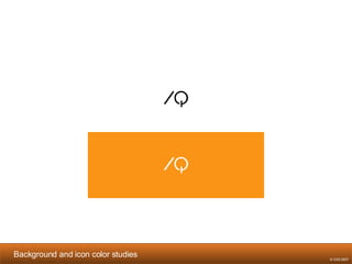 Background and icon color studies   © OX2 2007 