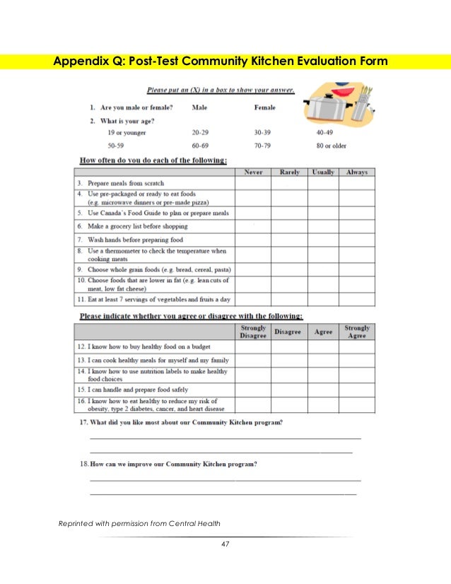 Community Kitchen Best Practices Guide
