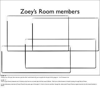 Zoey’s Room members
SLIDE 16
Going on our 5th year, there are many stories that I could share with you to explain the impa...