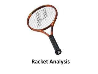 Racket Analysis
 