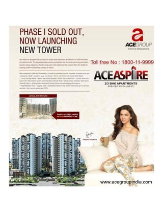 Ace aspire greater noida west