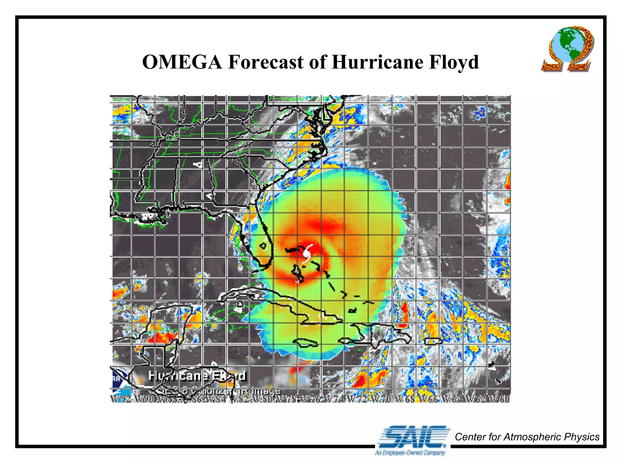 OMEGA Forecast of Hurricane Floyd 
Center for Atmospheric Physics 
 