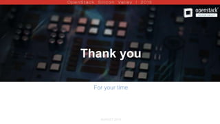 AUGUST 2015AUGUST 2015
Thank you
For your time