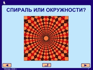 СПИРАЛЬ ИЛИ ОКРУЖНОСТИ? Москва, 2006 г. 7 