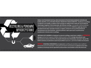 Zrównoważona technologia i metale ziem rzadkich