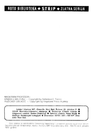 ZS - 0322 - Komandant Mark - MASKIRANI PROFESOR | PDF