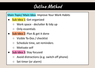 Note Taking Presentation meant for Grade 4 | PDF