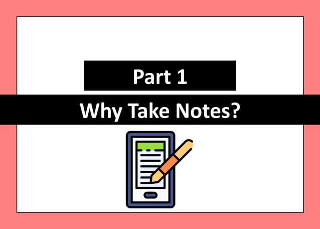 Note Taking Presentation meant for Grade 4 | PDF