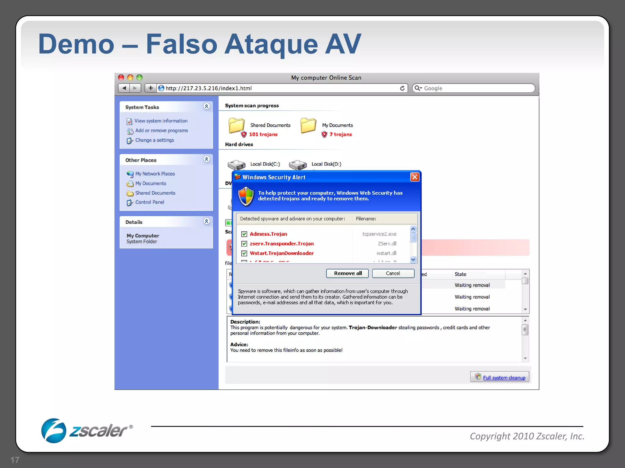 Demo – FalsoAtaque AV