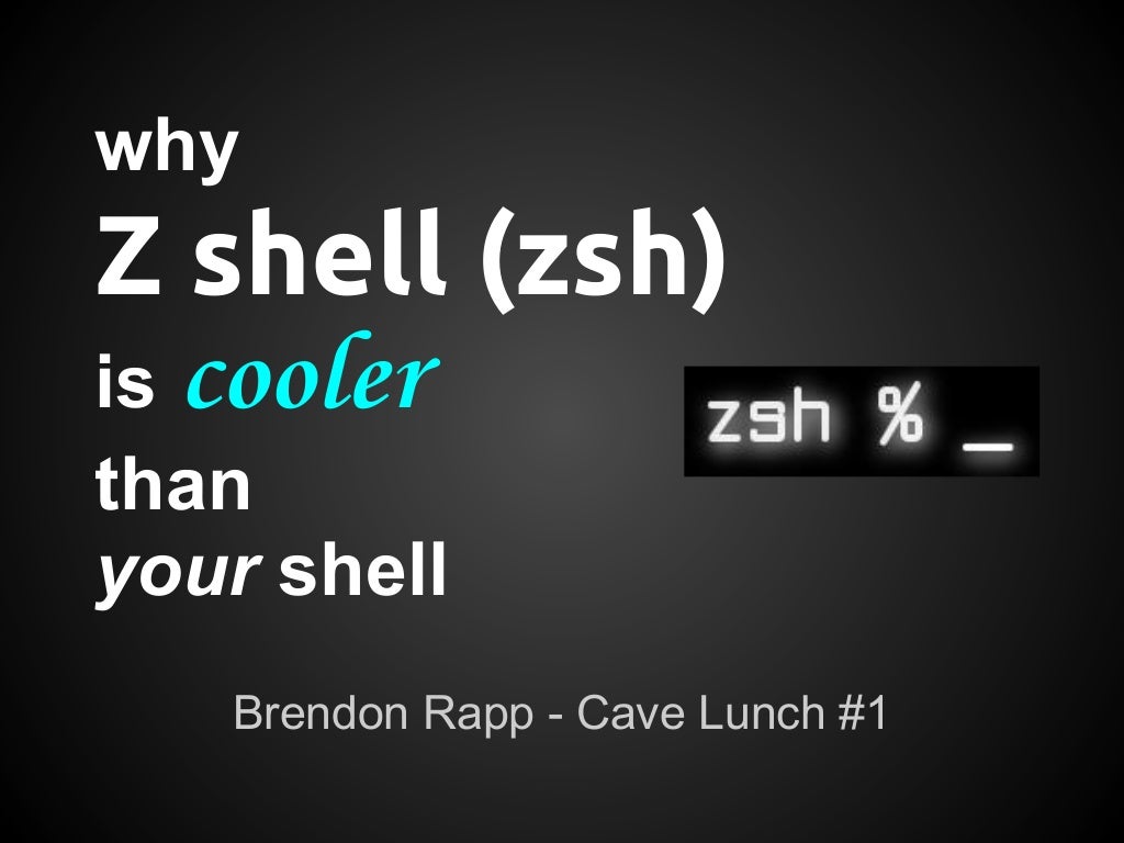 Zsh not found. Zsh logo. z shell. jmule.