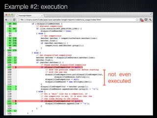 Example #2: execution
not even
executed
 