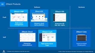 ZStack for Datacenter as a Service - Product Deck | PPTX