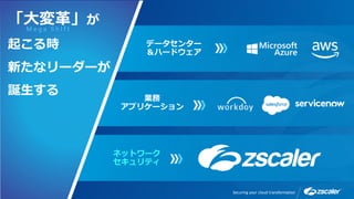 27 Securing your cloud transformation
データセンター
＆ハードウェア
業務
アプリケーション
ネットワーク
セキュリティ
「大変革」が
起こる時
新たなリーダーが
誕生する
Securing your cloud transformation
M e g a S h I f t
 